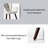 Upholstered Accent Chairs with Biscuit-Tufted High Back & Solid Wood Legs-1477599739