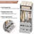 63.2" L X 63.2" W X 80" H Corner Closet System,Freestanding Closet Organizer System With 6 Drawers & 12 Shelves-730309519