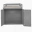 Lit mezzanine avec tiroirs, bureau et garde-robe-16300283