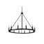 Kellen 12 - Light Waggon Wheel Chandelier