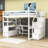 Helmuts Kids Loft Bed with Drawers-393009061-393009058