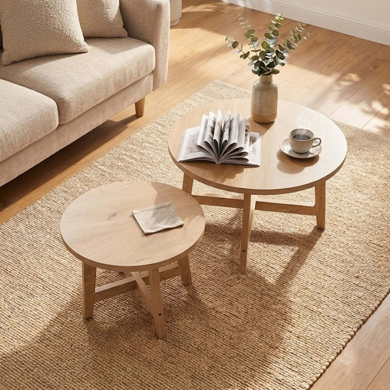 Tables d'appoint Modern Modern, Natural Wood