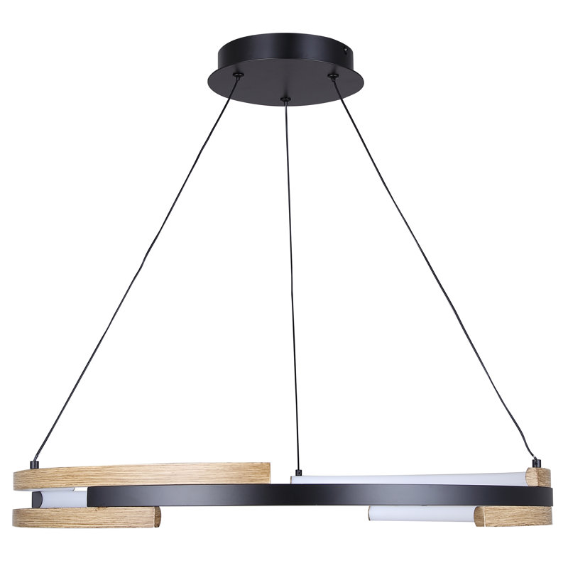 Lorayna Dimmable LED Wagon Wheel Chandelier