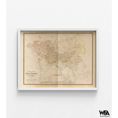 Carte physique de l'océan Pacifique par cartes anciennes, reproduction de l'affiche antique de l'océan Pacifique, art de l'océan antique, idée de cadeau marine