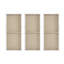 Toile abstraite dorée, 3 pièces, l 15 po x H 35 po, abat-jour taupe neutre, pièce, art mural forêt, embellissement, 3, conception