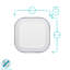 Argon Tableware - 2 Piece White Enamel Baking Tray Set-94225472