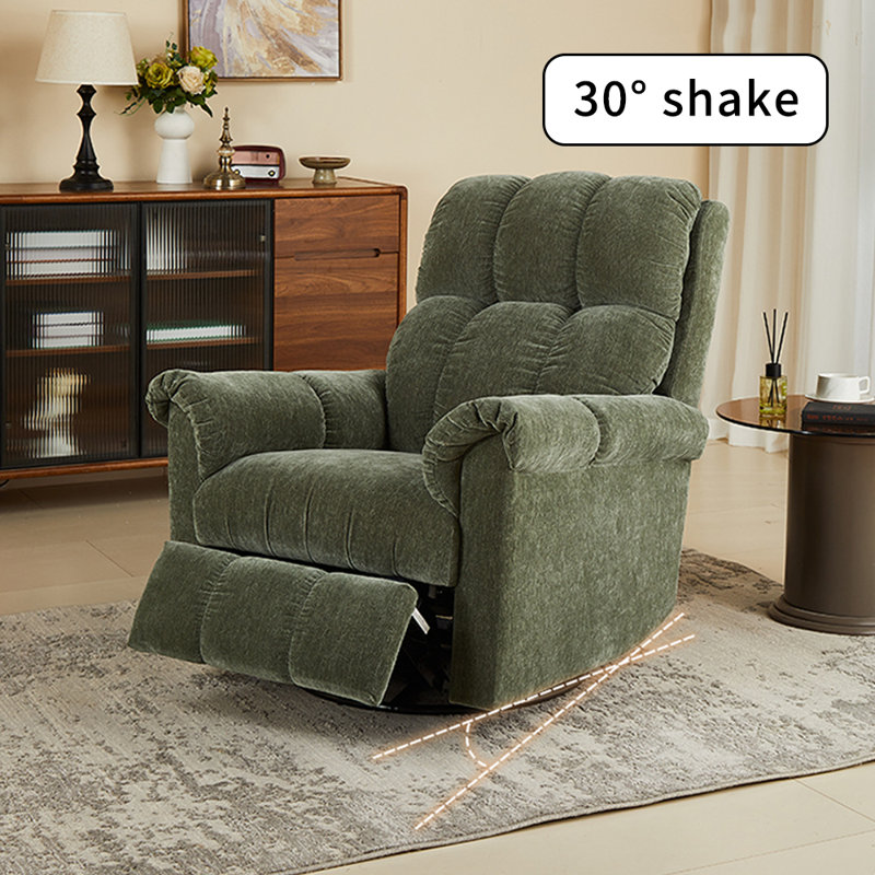 Fauteuil inclinable multifonctionnel rotatif à 360 °, Vert