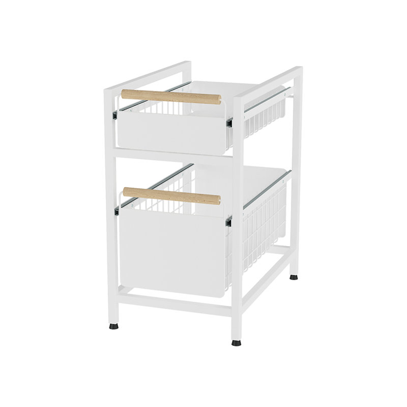 Spice Rack, White, 42cm H x 39cm W x 24.5cm D
