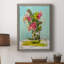 Turquoise Lilly, reproduction d'art sur toile-88390615-88390611