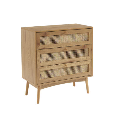 Akera 80 cm W Chest of 3 Drawers