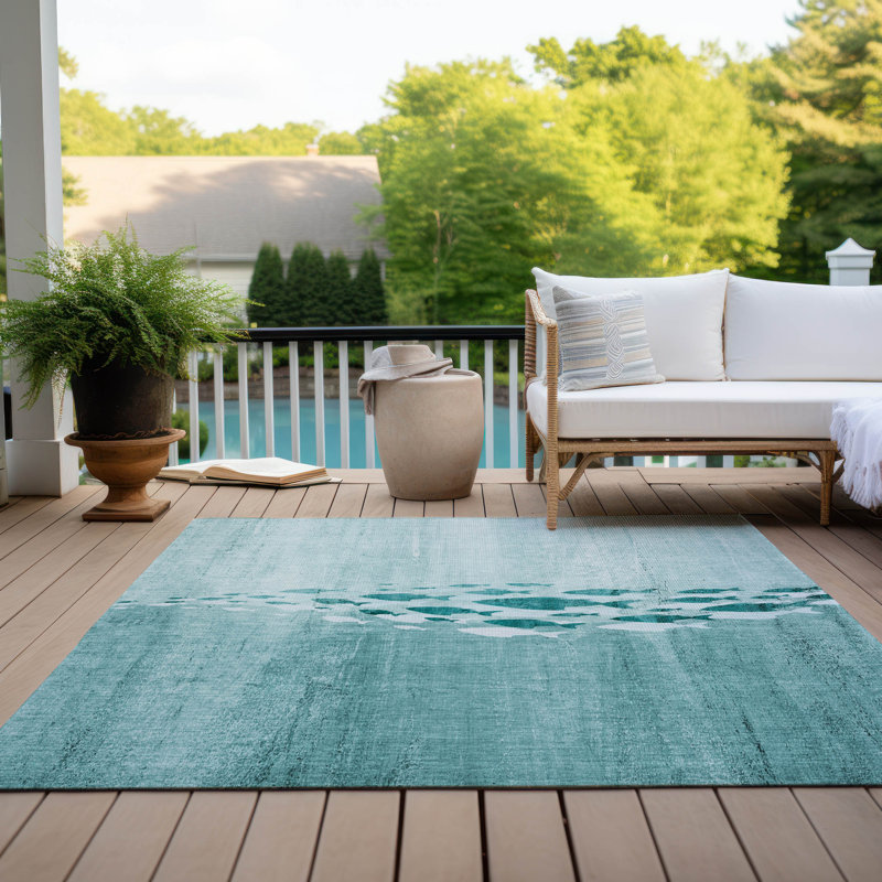 Loreen Animal Print Indoor / Outdoor Rug, Rectangle 10' x 14'