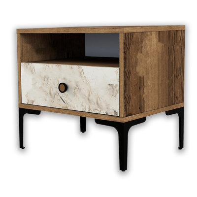 20'' Tall Metal Legs Nightstand