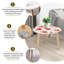 Ensemble de 2 tables basses gigognes Triangle