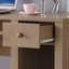 Bureau compact 39 po, bureau en bois avec un tiroir et clavier-535507656