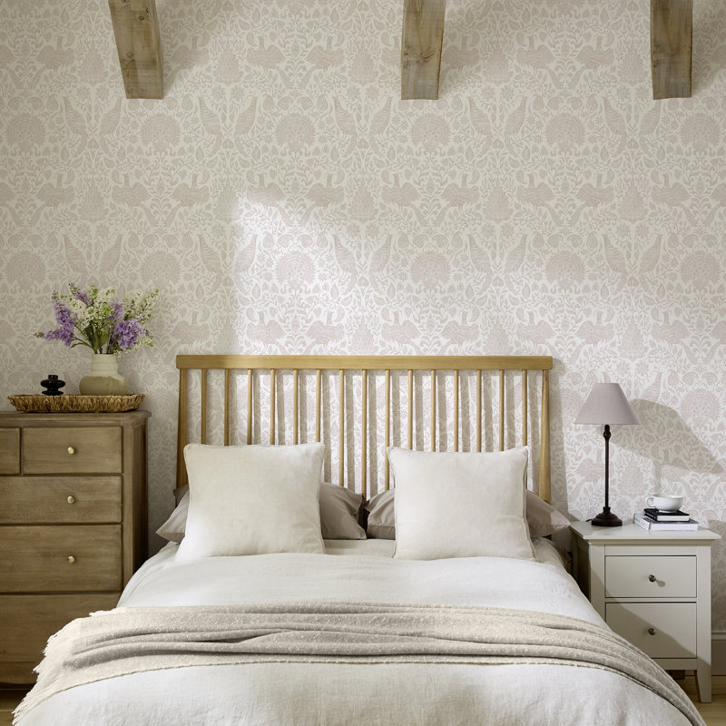Superfresco Easy Wren Buttermilk Wallpaper, Pink