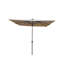 Solar Led Patio Umbrellas, Steel Frame, Modern Garden Shade