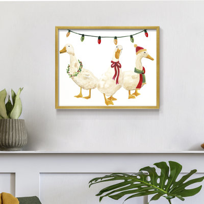 «Merry Quackmas I», reproduction encadrée