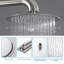 Douche extérieure autoportante à température contrôlée 84 po avec douche à main H 84 po-128796232-124931380