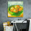«Bowl of Fruit I» par Ethan Harper, art mural sur toile-508936546