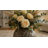Tall Sculpted Round Metal Vase For Home Decor - Textured Flower Vase For Table Centerpiece, Shelf Accent, Or Entryway Decor-1017009562