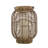 Poly Rattan Led Lantern, Realistic White Led Candle, Timer Function, Warm Flickering Glow, Ideal For Living Room/entryway/bedroom (3 Aa Batteries Not Included)-121081846