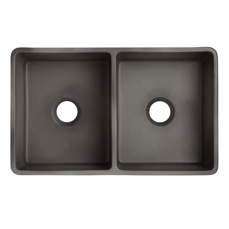 Baylor 33" L Double Basin Farmhouse / Apron Kitchen Sink