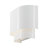 1 Light Brushed Nickel ADA Sconce With Brushed Nickel Metal Shade With Shiny White Inside-557963500
