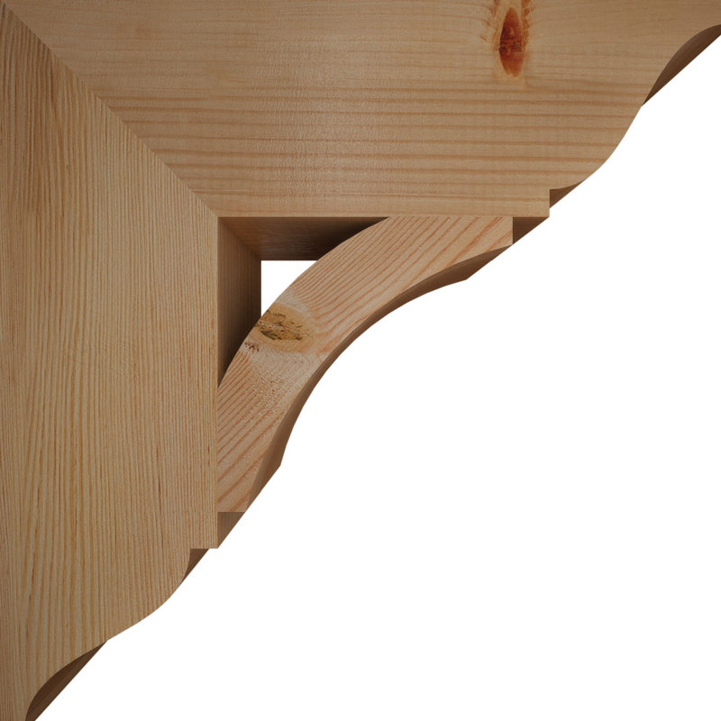 Support lisse 5 1/2 po x P 20 po x H 20 po Thorton, sapin Douglas, H 20 po x l 5,5 po x P 20 po, Douglas (lisse)