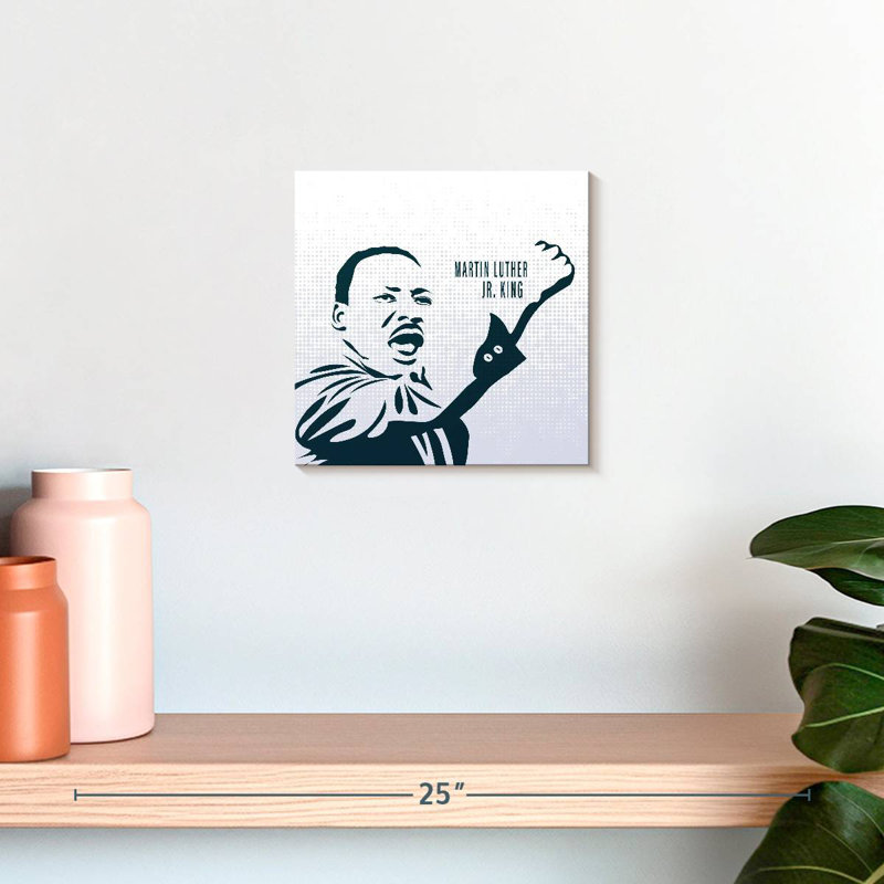 Martin Luther King à Memphis, H 10 po x l 10 po