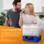 Déshydrateur d'aliments CATGOOD, sécheuse avec minuterie, déshydrateurs à 10 plateaux pour aliments et à sec, machine à hydrater 400W avec contrôle de la température