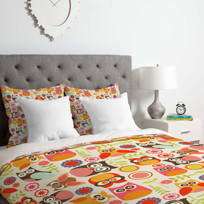 Ensemble de housse de couette jolie little owls