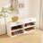 Cathina 47" Storage Bench with Padded Seat and Hidden Compartment, Shoe Rack Organizer for Entryway or Mudroom