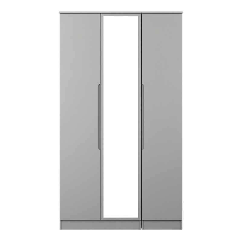 Bisma Manufactured Wood Wardrobe, Dusk Grey