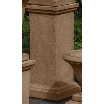 Wolcott Weather Resistant Concrete Abstract Pedestal