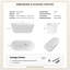 Baignoire de trempage autoportante ovale cannelée 67 po 67 po avec bordure blanc mat-134417197-134417199
