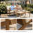 78.74'' Wide Wood Patio Sofa with Cushions