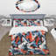 Encre liquide bleue et rouge Serenity - ensemble de housse de couette camouflage - polyester microfibre-966003611