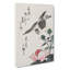 Sparrow And Hibiscus Flowers by Utagawa Hiroshige - Wrapped Canvas-55318619