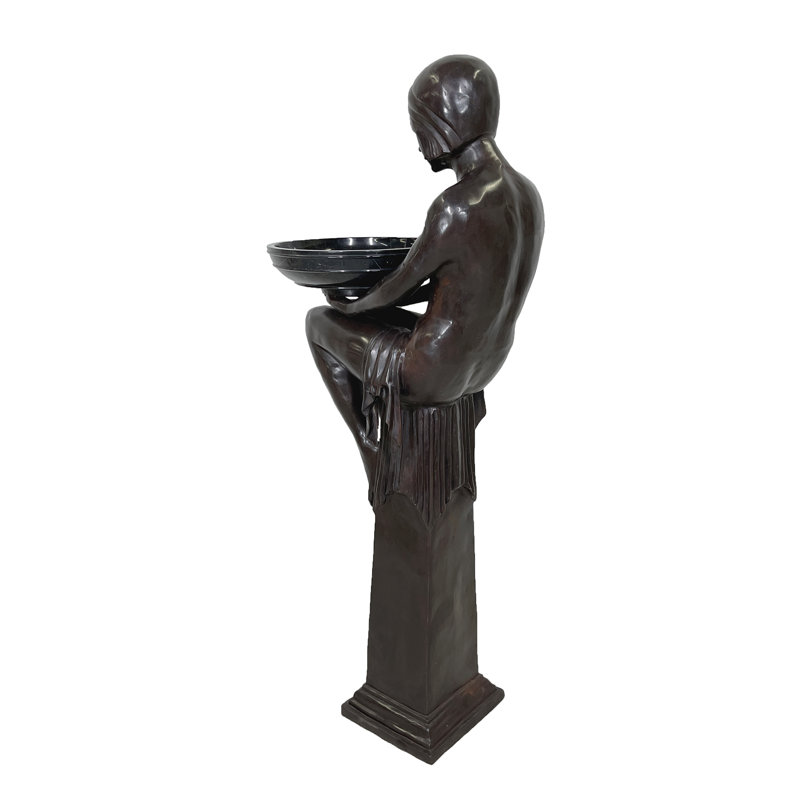Bronze Garden Statue