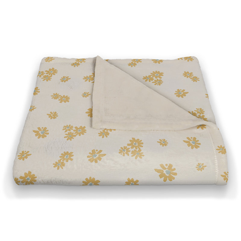 Hand Woven Throw Blanket, Yellow
