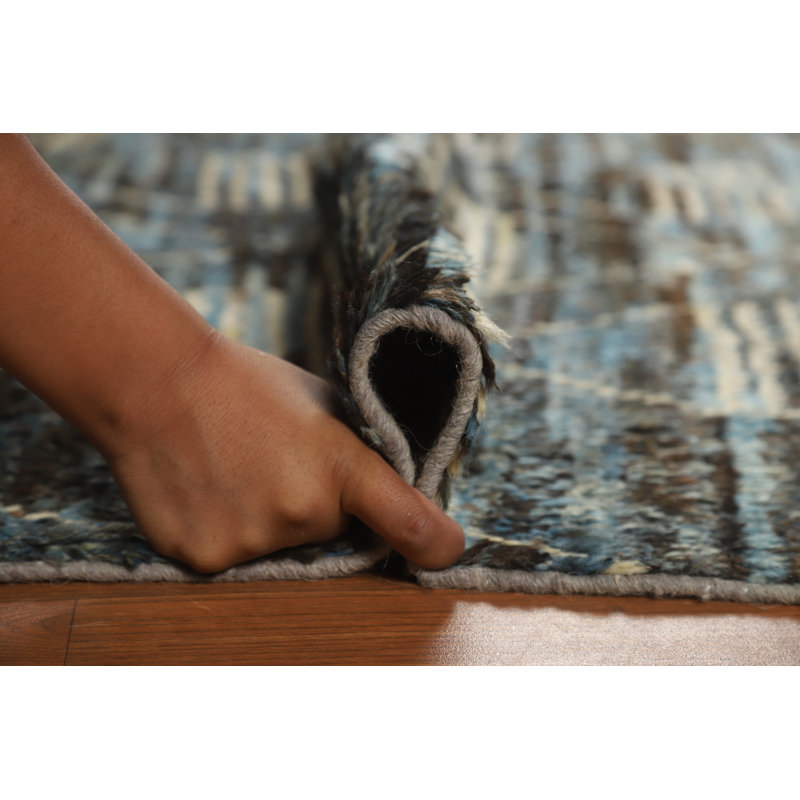 Tapis oriental marocain à motif géométrique complet 5 x 7