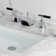 Kingston Brass Kaiser Two-Handle 3-Hole Deck Mount Widespread Bathroom Faucet with Retail Pop-Up Drain