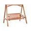 FICARELLA 3 Person Porch Swing