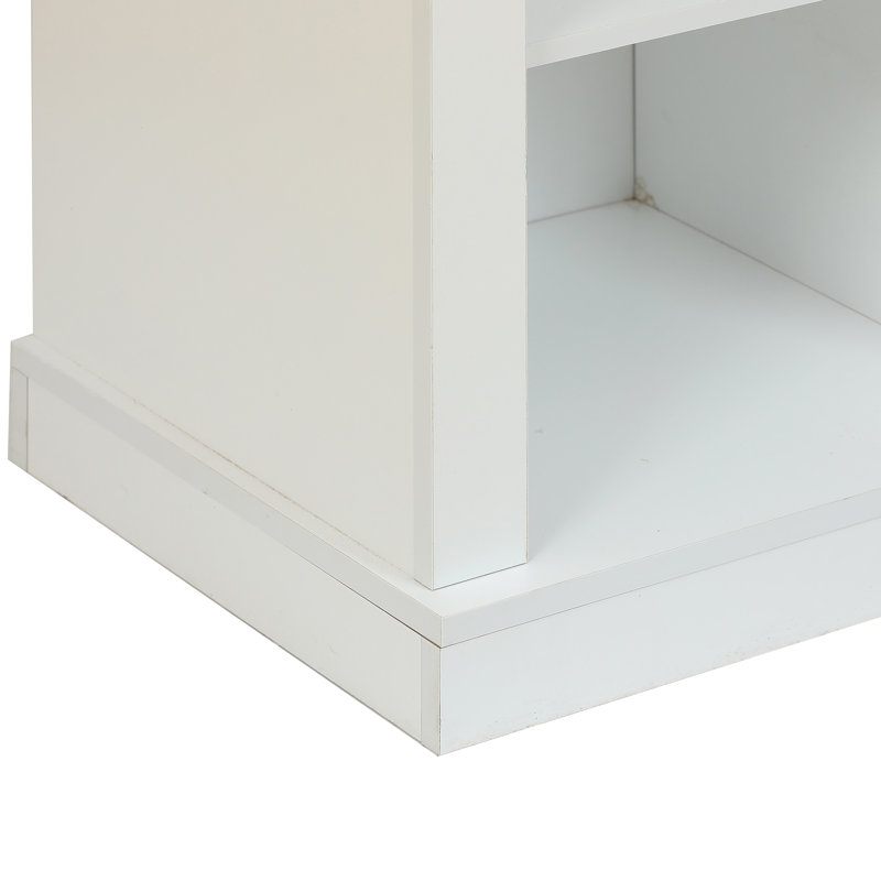 Devell 34.4'' H Mid-Century Modern Cabinet with Sliding Barn Door