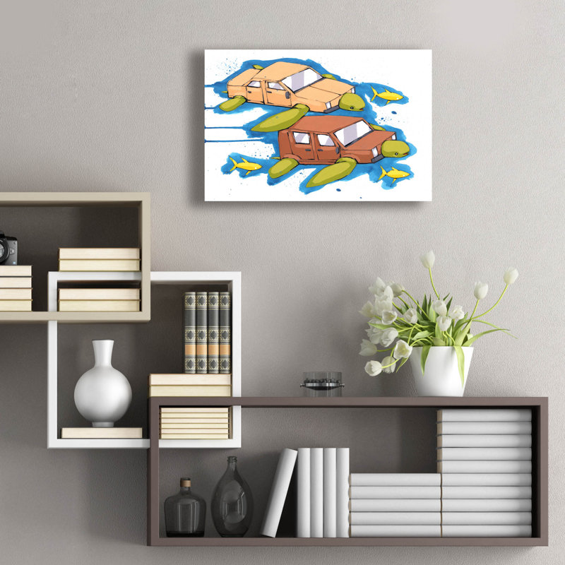 Trinx «Always Travelling» par Ric Stultz, art mural en verre acrylique, ACR-41718, H 16 po x l 24 po x P 0,2 po
