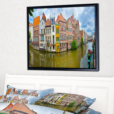 «Ghent Belgium Landscape», photographie encadrée sur toile