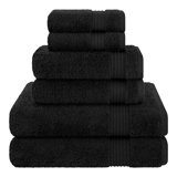 100% Cotton Luxury Turkish  6 Piece Bath Towel Set, Super Soft and Absorbent