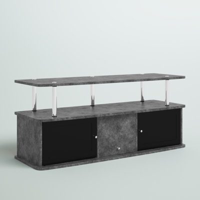 Edwin TV Stand with 3 Storage Cabinets and Shelf for TVs up to 55 inches
