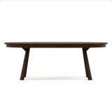 Hudson Valley Round Walnut Wood Dining Table