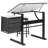 Miceal Metal Base Drafting Table
